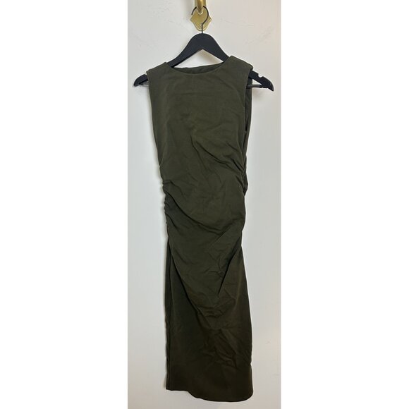 VERONICA BEARD Charissa Dress in Cypress Size Small - Picture 2 of 10
